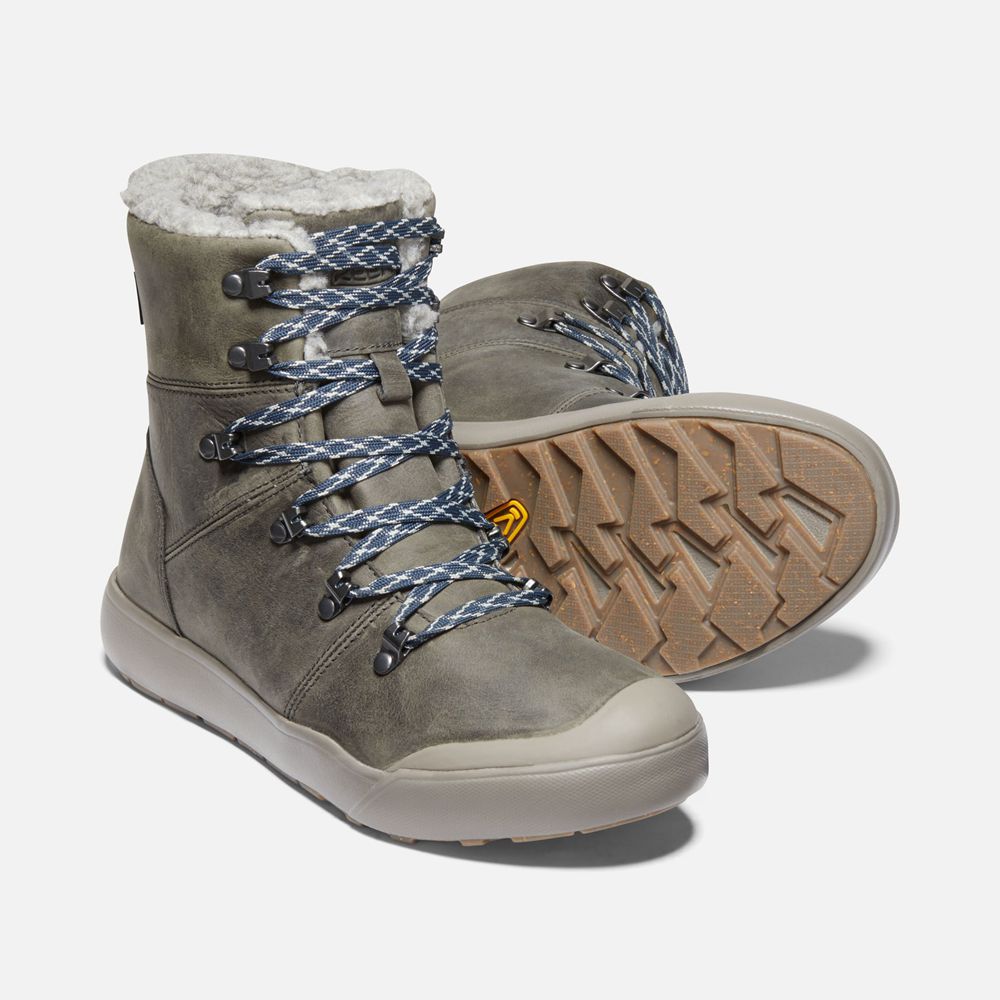 Botas de Zapatillas Keen Mexico Grises - Mujer Elena Hiker Waterproof - OS9041753